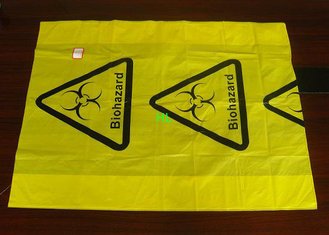 China Los bolsos del Biohazard de la soldadura del plástico de polietileno cumplen estándar del FDA y de la UE proveedor
