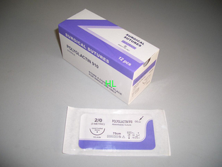 China Sutura absorbible médica no tóxica de Polyglactin 910 PGLA de las fuentes quirúrgicas proveedor