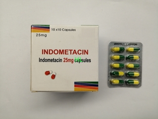 China La indometacina encapsula 25MG BP/USP Antirheumatics 10*10's/caja proveedor