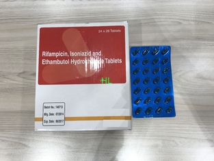 China Rifampicin + isoniacida + tableta de Ethambutol 150MG + 75MG + 275MG anti - tuberculoso proveedor