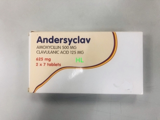 China Amoxicilina y tabletas ácidas del potasio de Clavulanic 500MG + 125MG BP proveedor